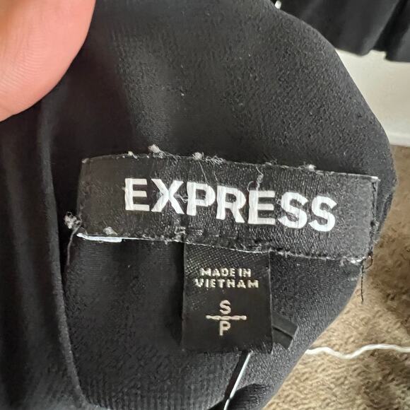 Vintage Express Black Polka Dot Tank Top, 90s Y2K Retro Minimalist‎ 2000s Small - Picture 4 of 4